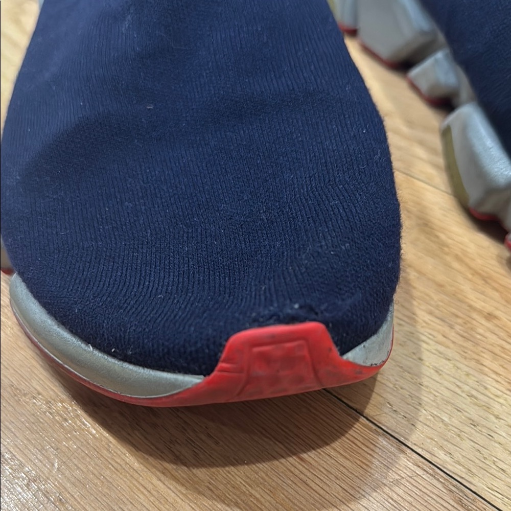 Balenciaga Bb Speed Trainers In Blue Marine Polyester Athletic Shoes Sneakers - Picture 3 of 5